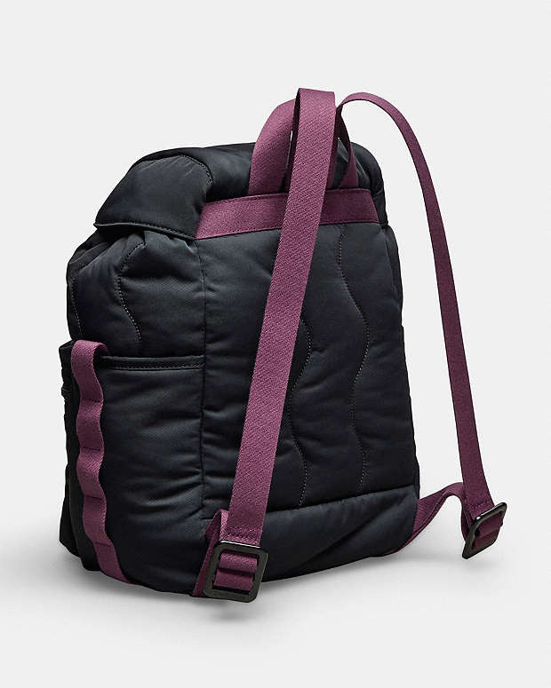 Coachtopia Loop Mini Backpack Recycled Polyester-Black Recycled Polyester-Black