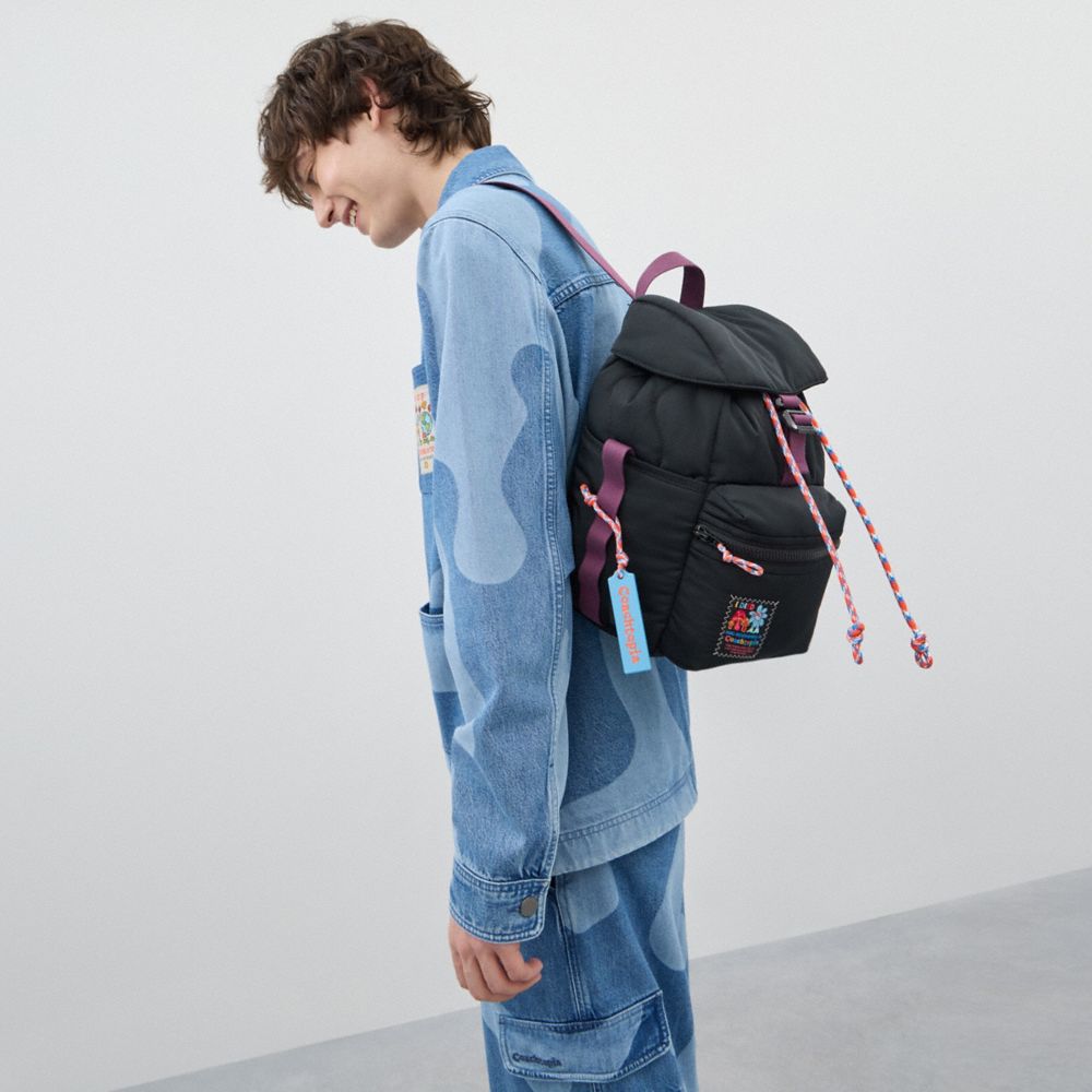 coachtopia loop mini backpack Coach Pale Lime | Buy Men Online in India | Coach It comes with a unique digital passport that holds details of its journey via Qr code or Nfc chip. Coach coachtopia loop backpack -