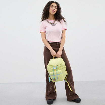 Coach Coachtopia Loop Mini Backpack Pale Lime