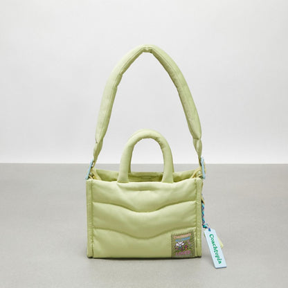 Coach Coachtopia Loop Mini Tote Pale Lime