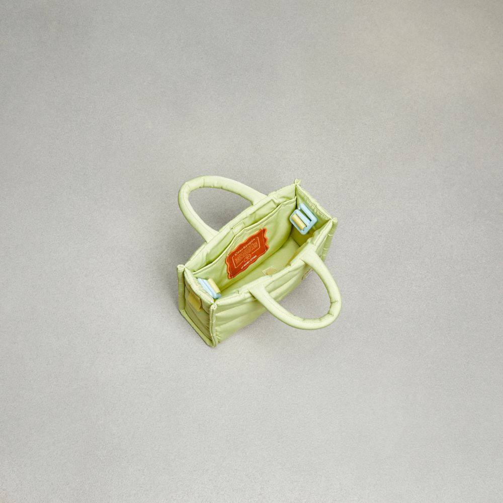Coach Coachtopia Loop Mini Tote Pale Lime