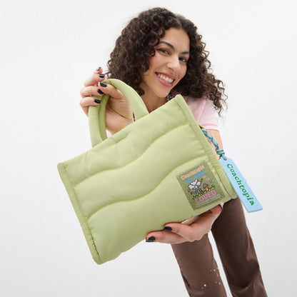 Coach Coachtopia Loop Mini Tote Pale Lime