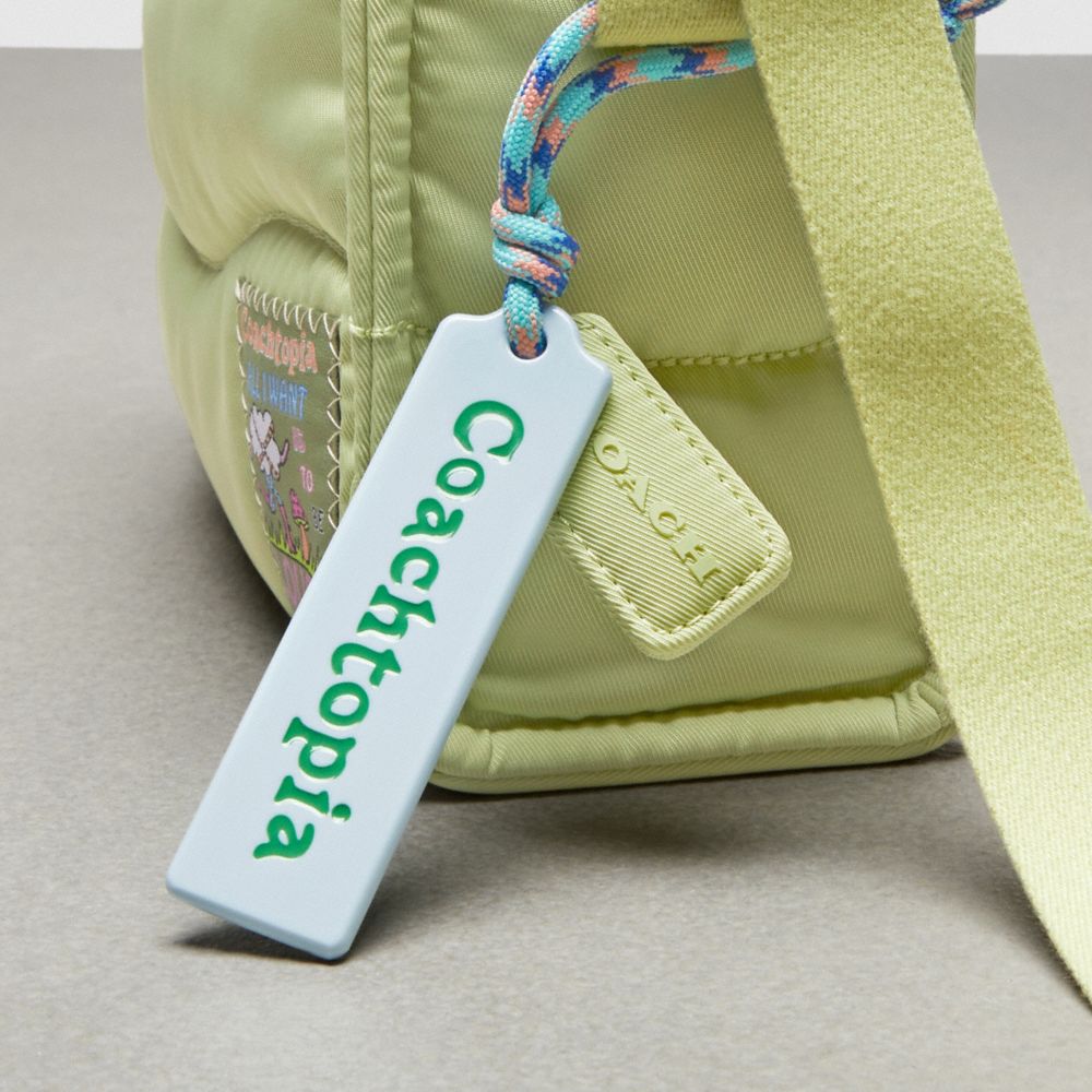 Coach Coachtopia Loop Mini Tote Pale Lime