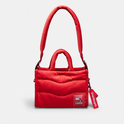 Coach Coachtopia Loop Mini Tote Rosebud Red