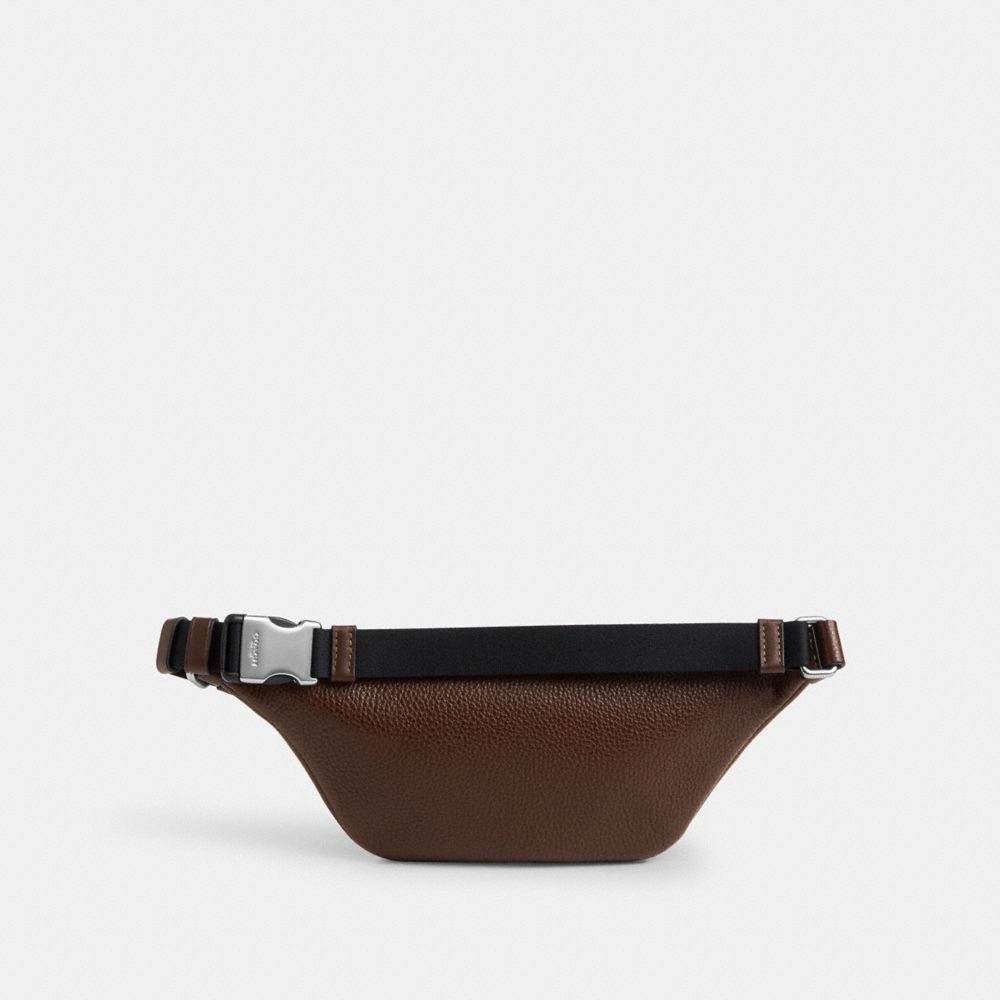 Warren Mini Belt Bag In Signature Jacquard Signature Jacquard-Silver-Oak-Maple Signature Jacquard-Silver-Oak-Maple