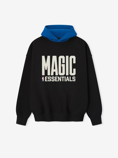Essentials Magic Sport Hoodie Vintage Black/ Blue