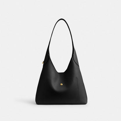 Coach Brooklyn Shoulder Bag 28 Brass Black