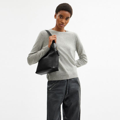 Coach Brooklyn Shoulder Bag 28 Brass Black