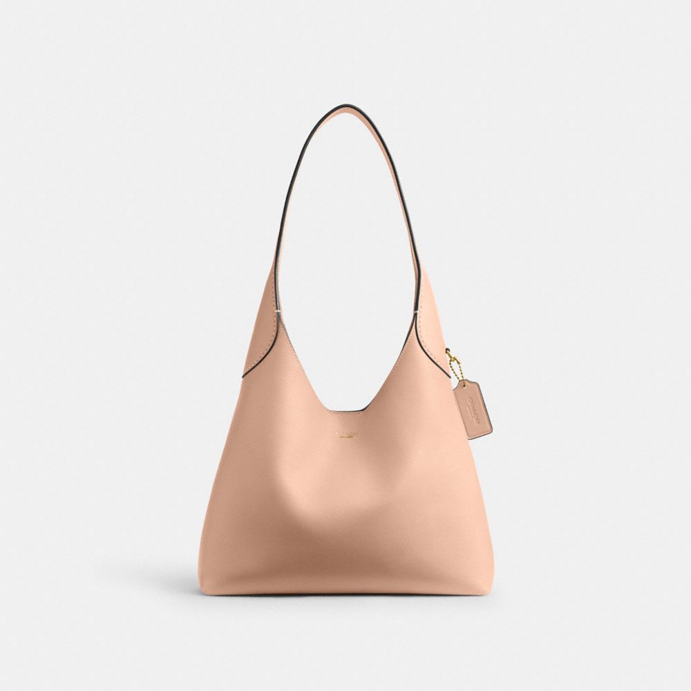 Coach Brooklyn Shoulder Bag 28 Brass Cream