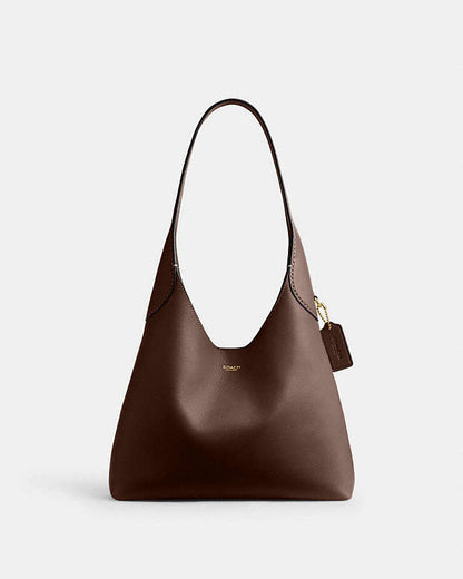 Brooklyn Shoulder Bag 28 Natural Grain Leather-Brass-Maple Natural Grain Leather-Brass-Maple