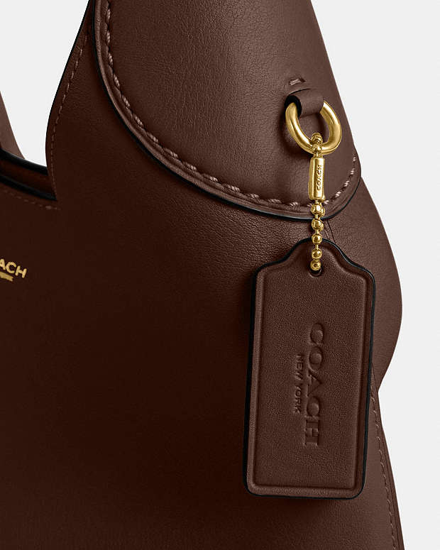 Brooklyn Shoulder Bag 28 Natural Grain Leather-Brass-Maple Natural Grain Leather-Brass-Maple