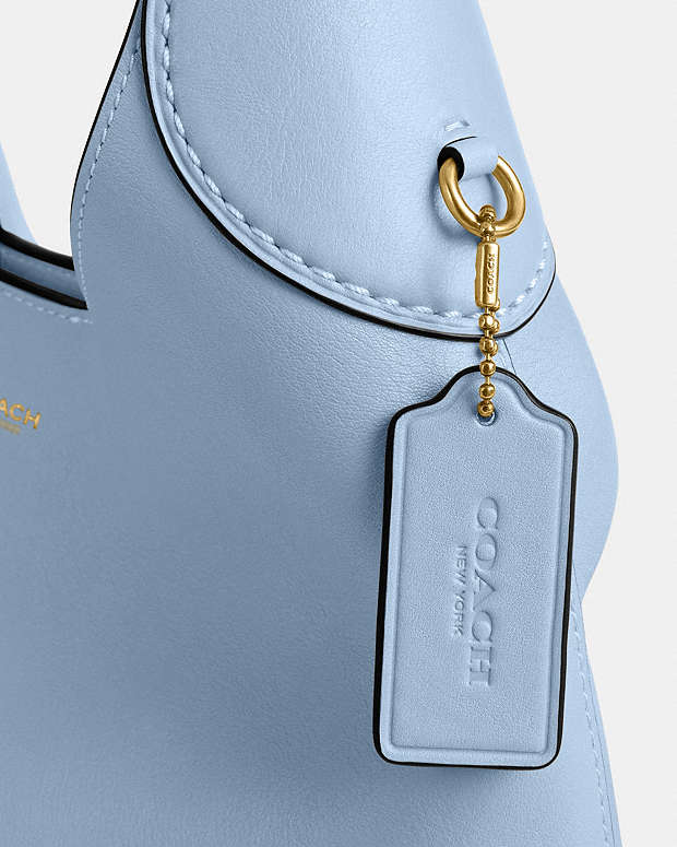 Coach Brooklyn Shoulder Bag 28 Natural Grain Leather-Brass