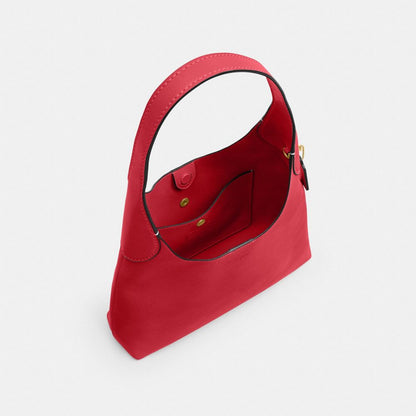 Coach Brooklyn Shoulder Bag 28 Brass/Scarlet