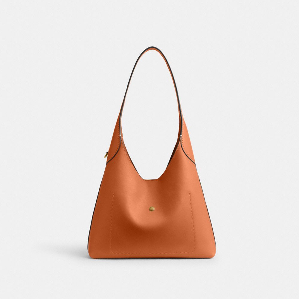 Coach Brooklyn Shoulder Bag 28 Brass Toffee