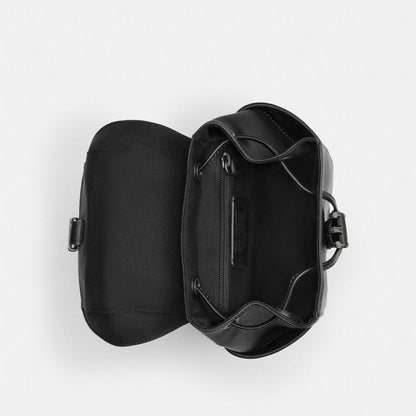 Coach Racer Pack Gunmetal Black