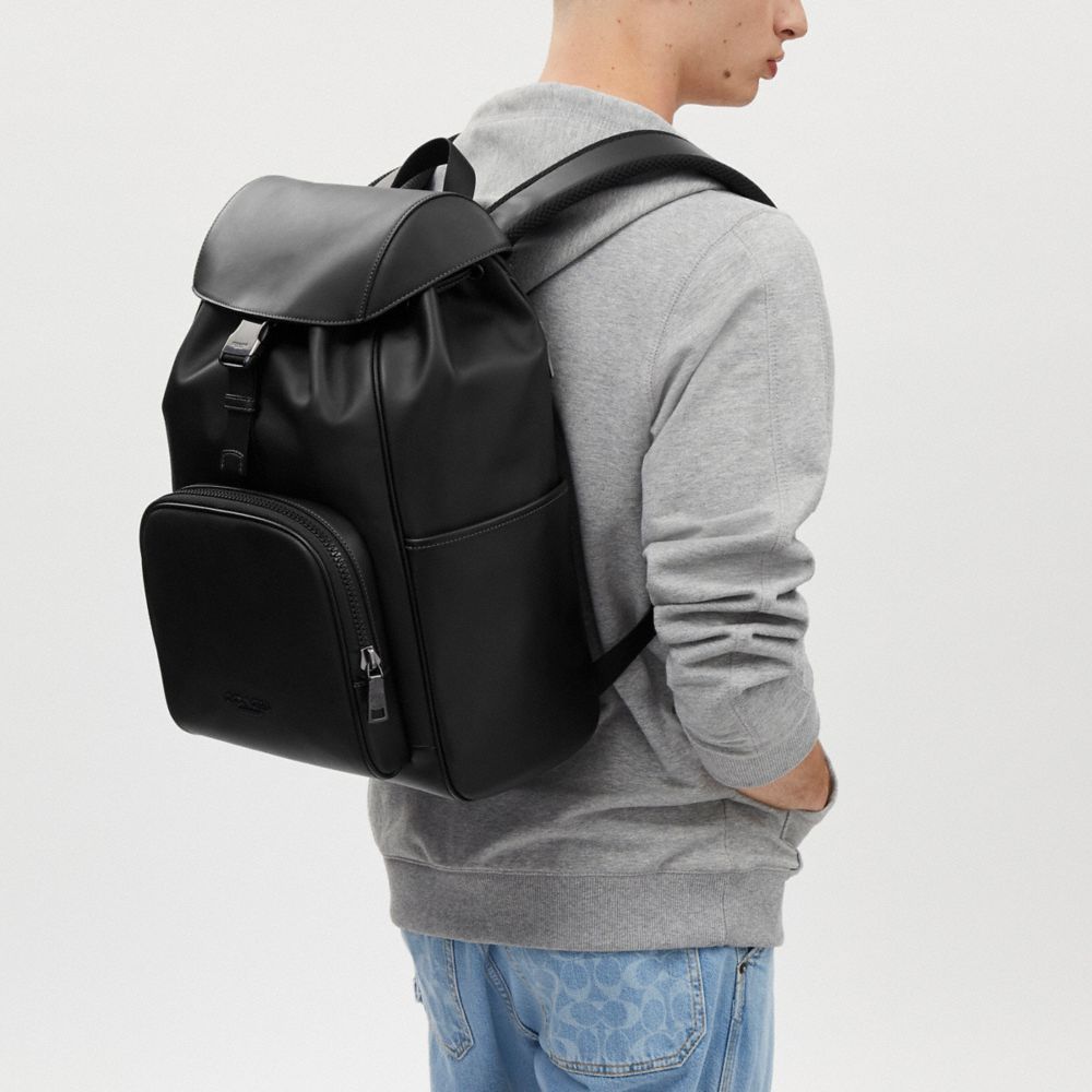 Racer Backpack Gunmetal-Black Gunmetal-Black
