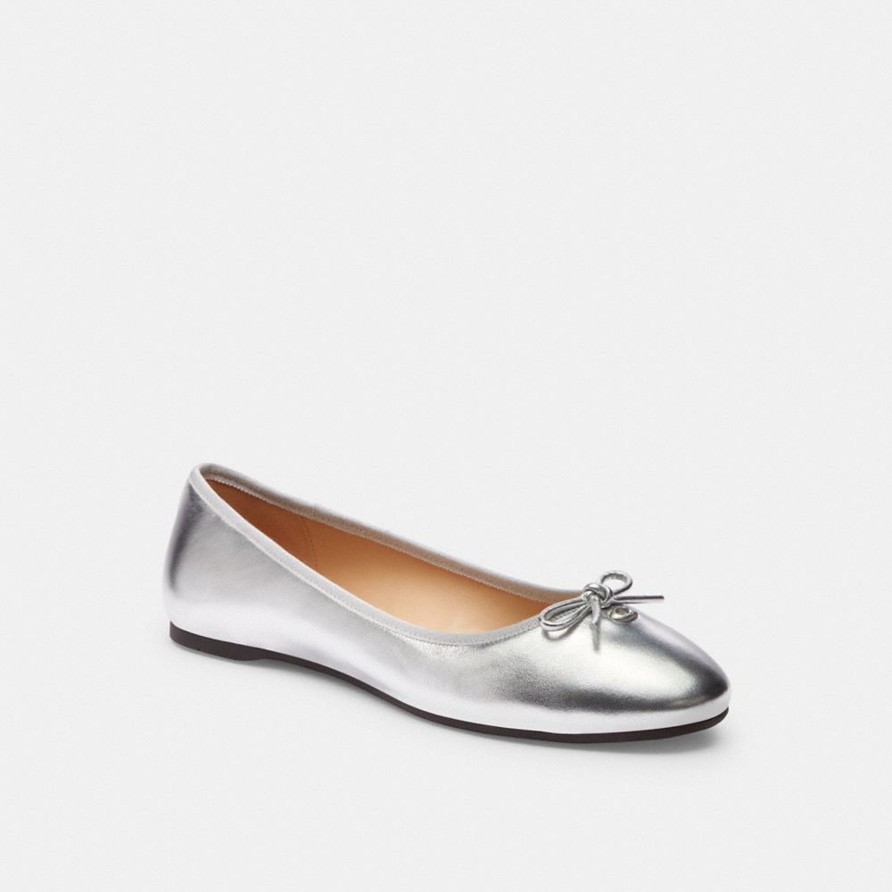 Coach Abigail Flat Silver