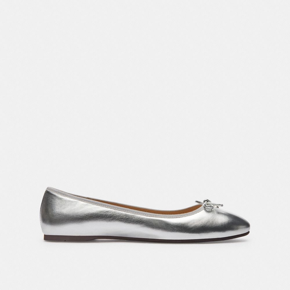 Coach Abigail Flat Silver