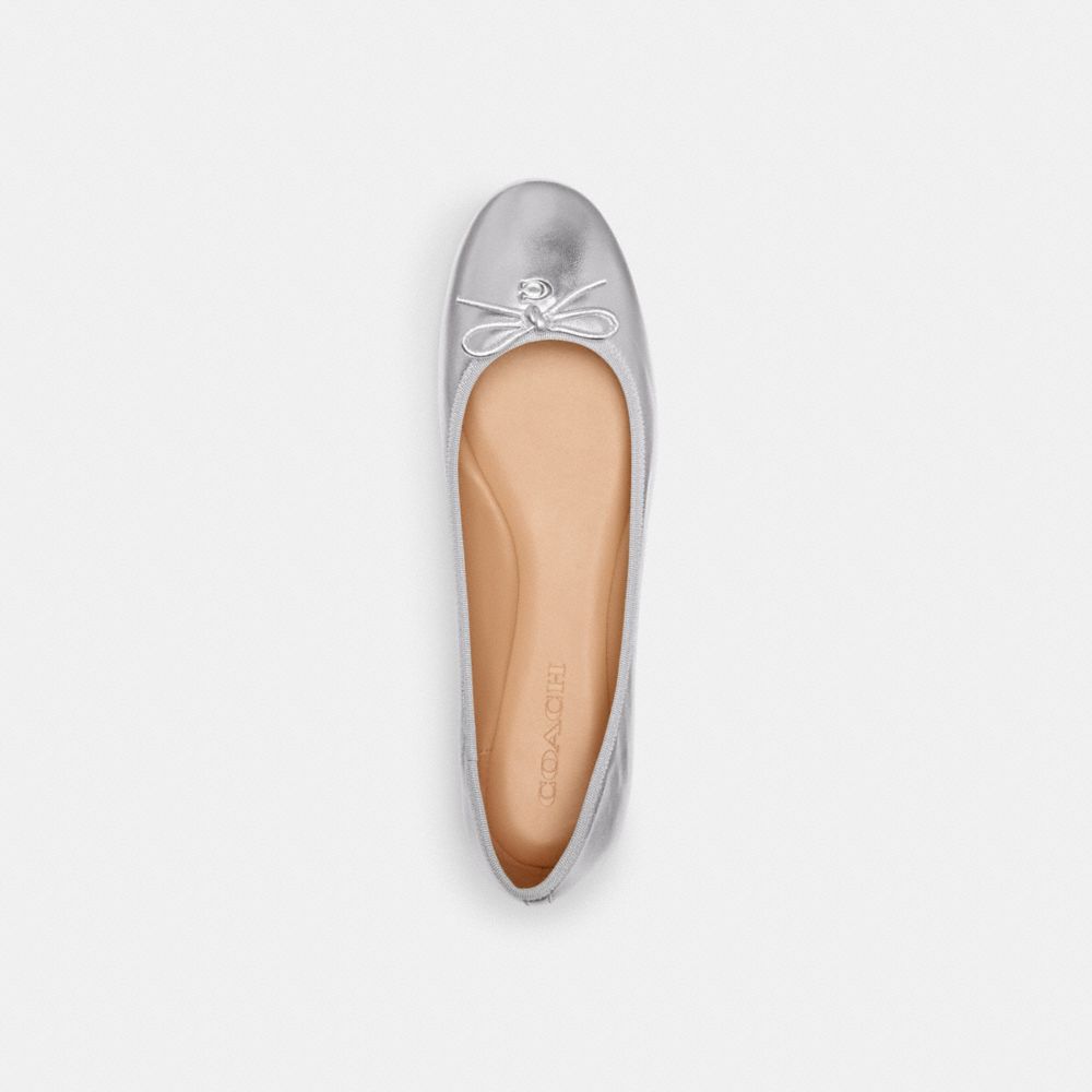 Coach Abigail Flat Silver