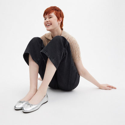 Coach Abigail Flat Silver