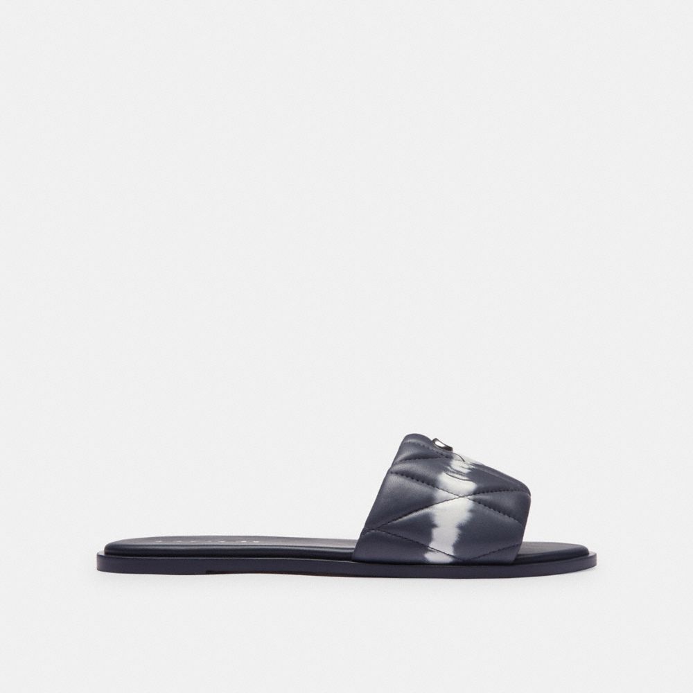 Coach Holly Sandal With Tie Dye Midnight Navy