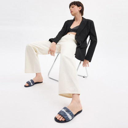 Coach Holly Sandal With Tie Dye Midnight Navy