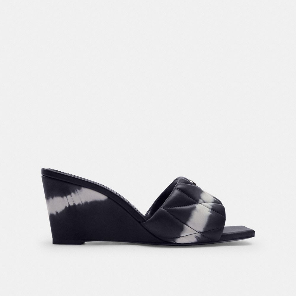 Coach Emma Wedge With Tie Dye Midnight Navy