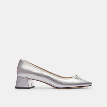 Coach Ava Ballet Pump Silver