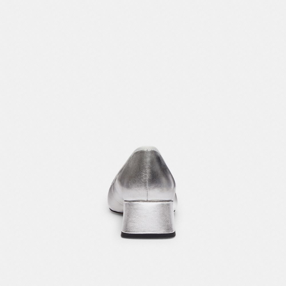 Coach Ava Ballet Pump Silver