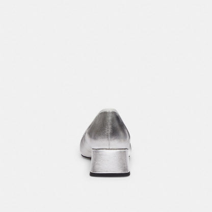 Coach Ava Ballet Pump Silver
