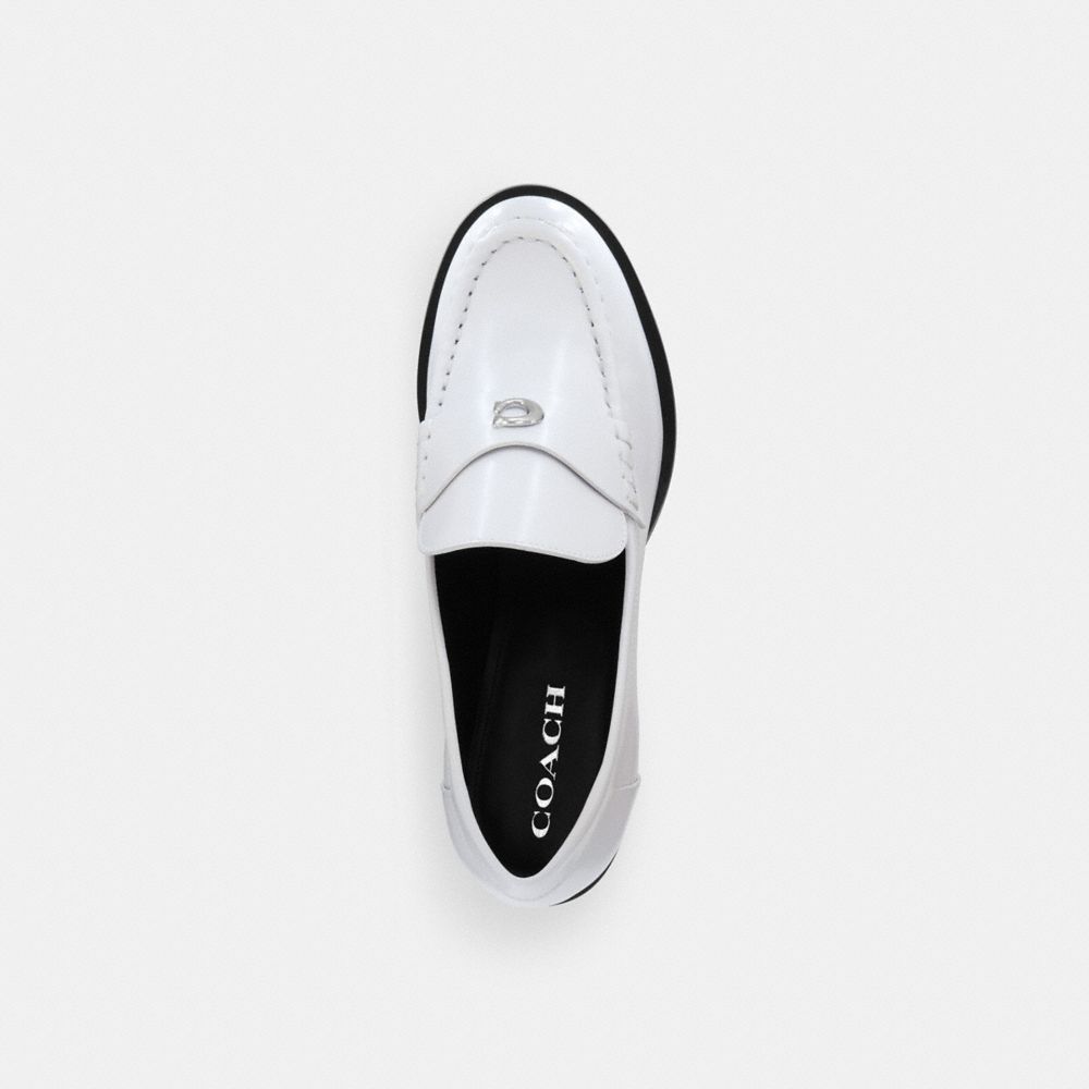 Coach Natalie Loafer Optic White