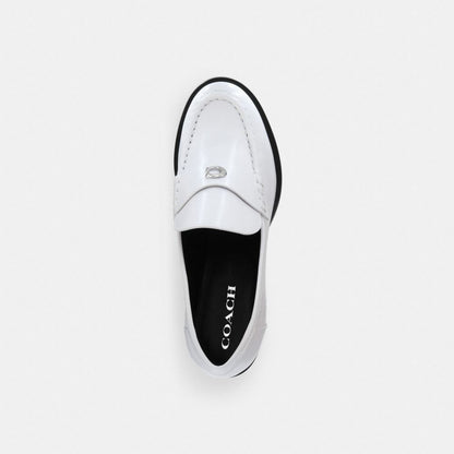 Coach Natalie Loafer Optic White