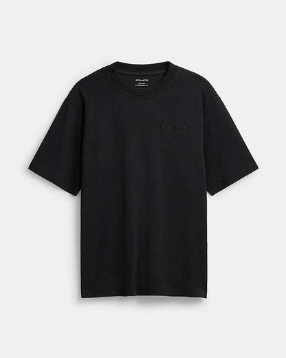 T Shirt In Organic Cotton Black Black