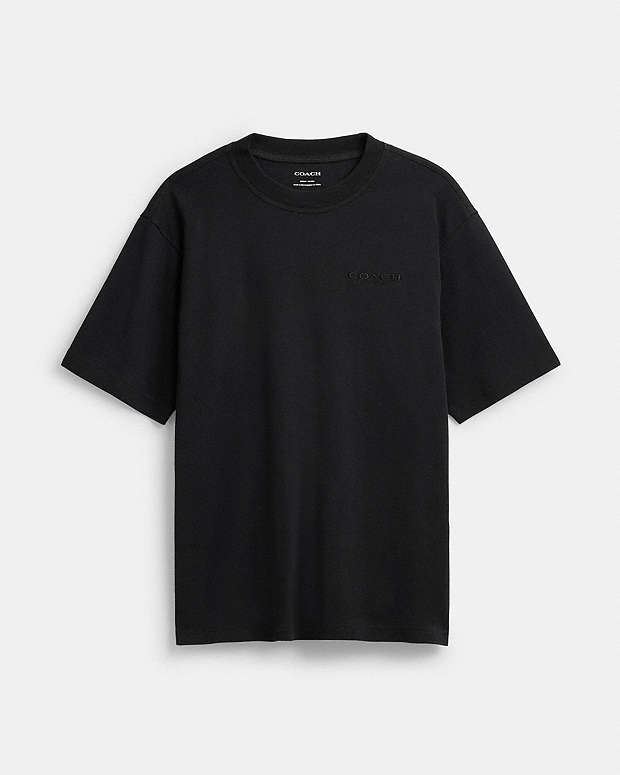 T Shirt In Organic Cotton Black Black