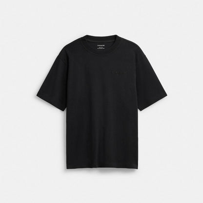 Coach T Shirt In Organic Cotton Black