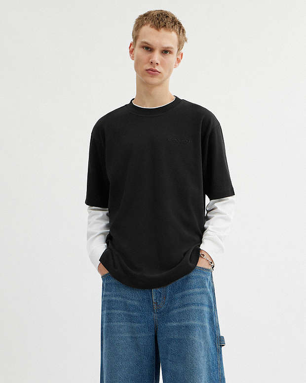 T Shirt In Organic Cotton Black Black