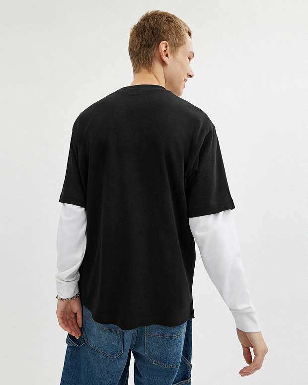 T Shirt In Organic Cotton Black Black