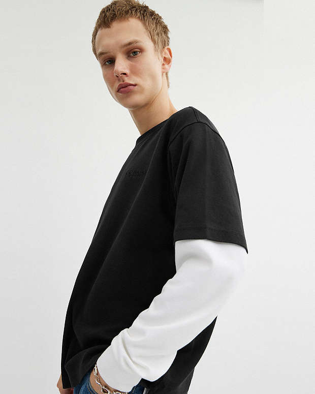 T Shirt In Organic Cotton Black Black