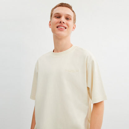 Coach T Shirt In Organic Cotton Cream