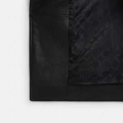 Coach Moto Jacket Black