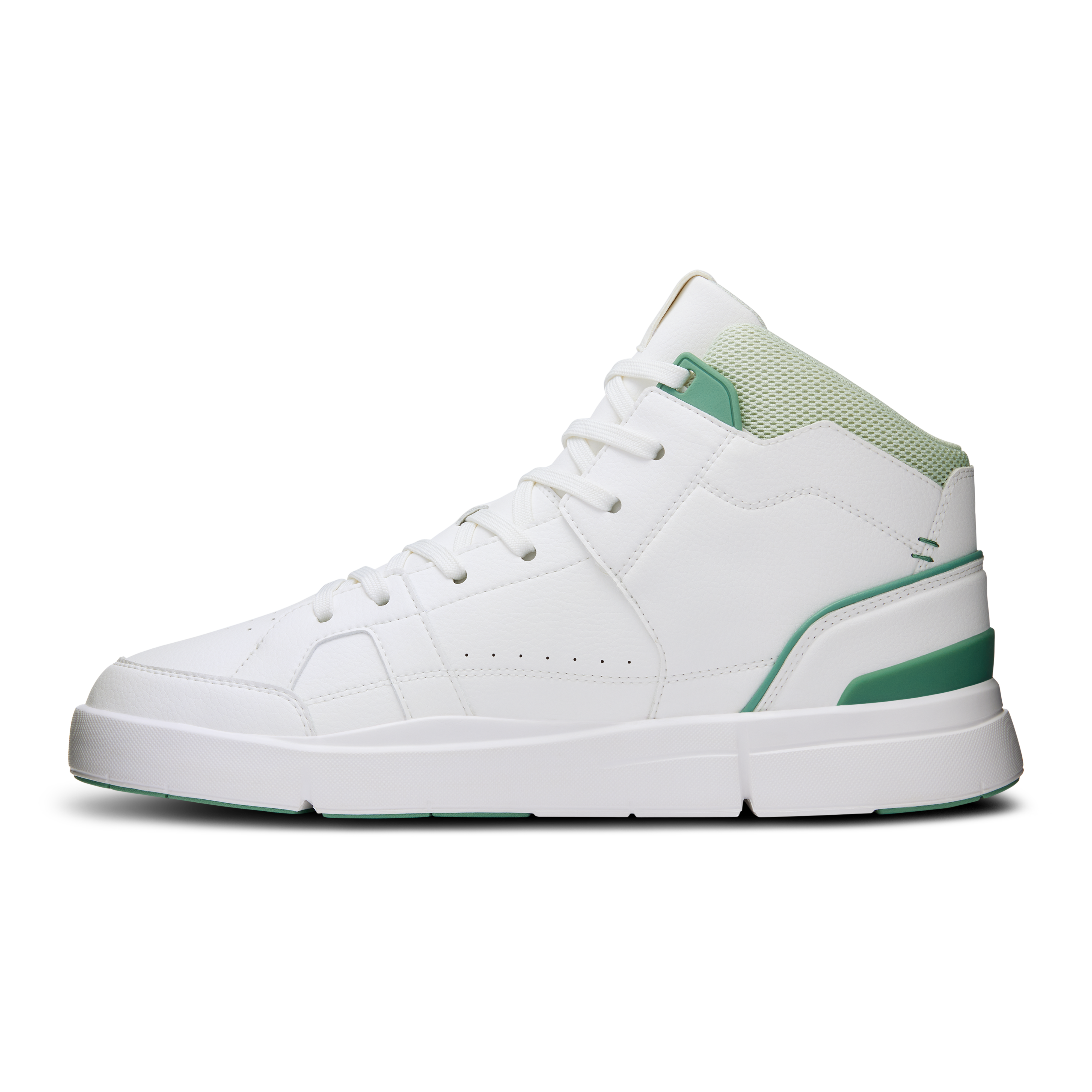 On The Roger Clubhouse Mid White Green