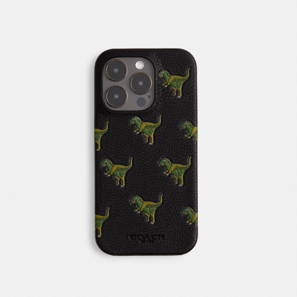Coach Iphone 15 Pro Case With Rexy Black