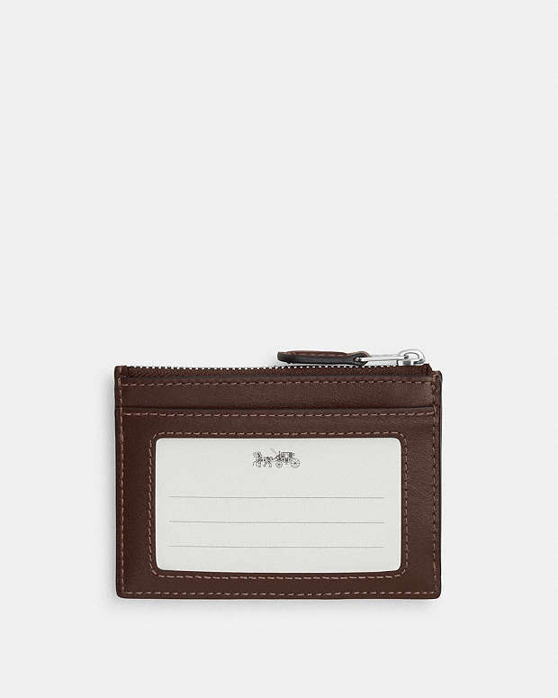 Mini Id Skinny In Signature Jacquard Signature Jacquard-Silver-Oak-Maple Signature Jacquard-Silver-Oak-Maple