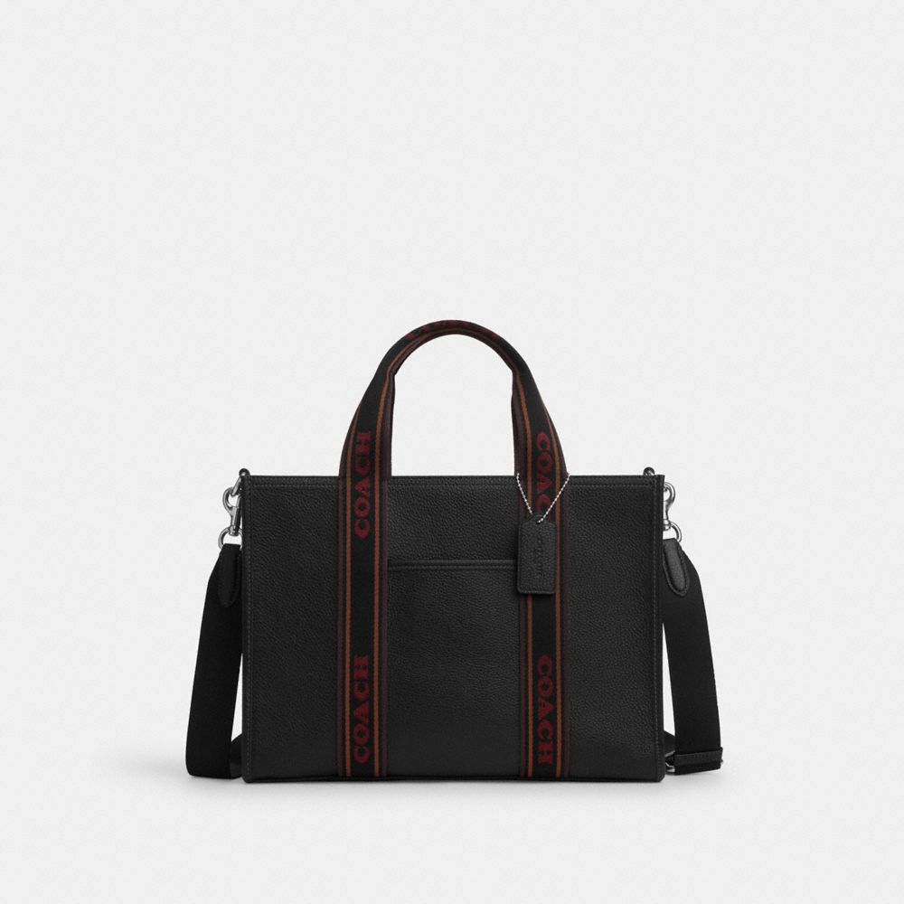 Coach Smith Tote Bag Silver Black Multi