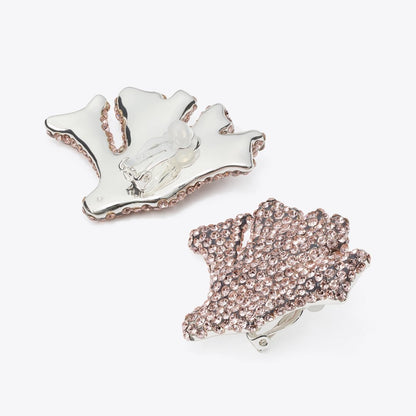 Tory Burch Curiosity Coral Earrings Light Pink