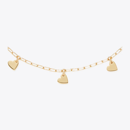 Tory Burch Curiosity Heart Necklace Tory Gold