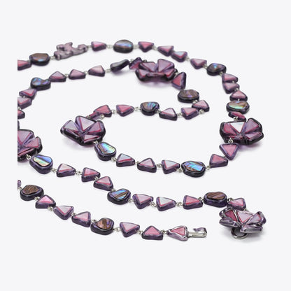Tory Burch Curiosity Resin Long Necklace Pink