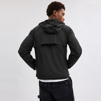 Coach Signature Full Zip Windbreaker In Recycled Polyester Tan Signature