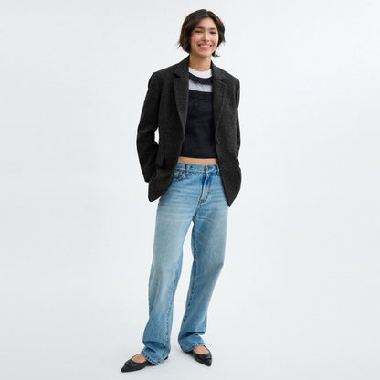 Coach Tailored Wool Jacket Black