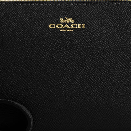 Coach Corner Zip Wristlet Gold/Black
